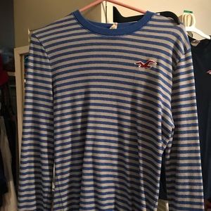 Men’s large hollister long sleeve striped